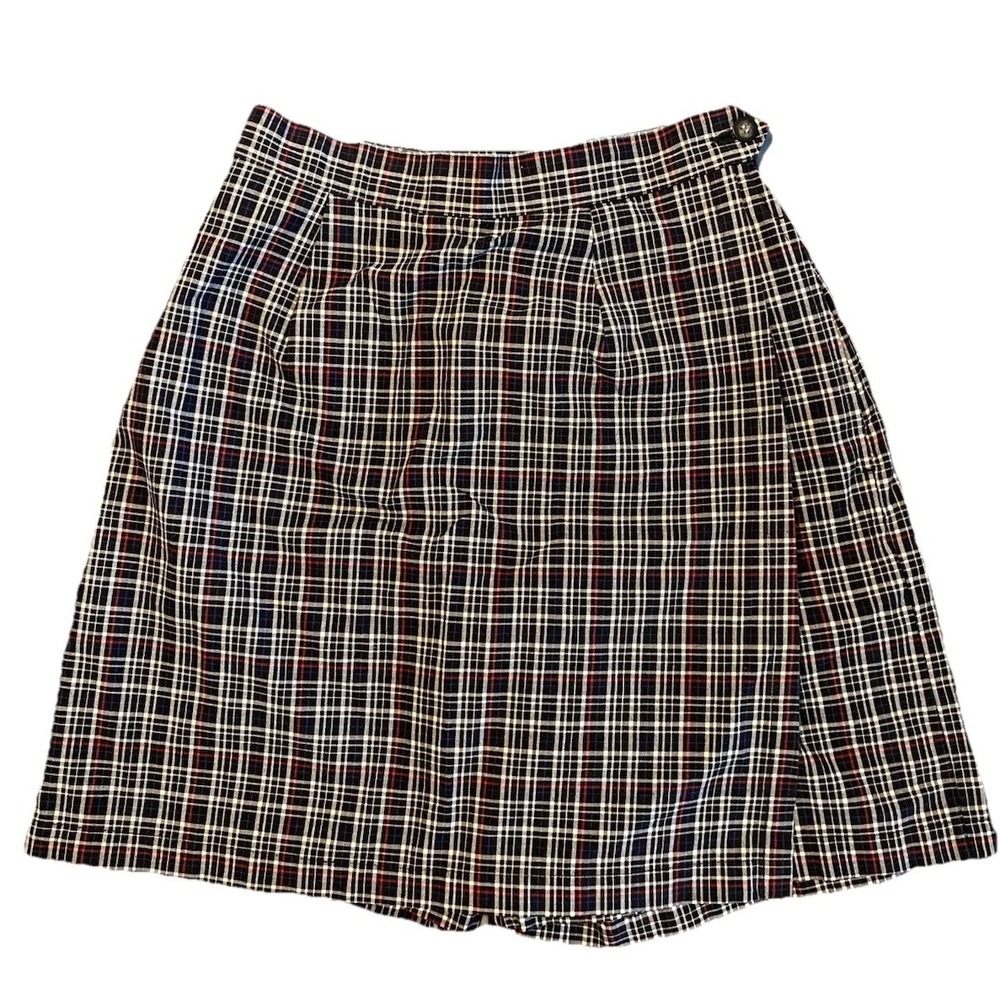 Izod Plaid Golf Skort Women's Size 6 Cotton Preppy Classic Schoolgirl